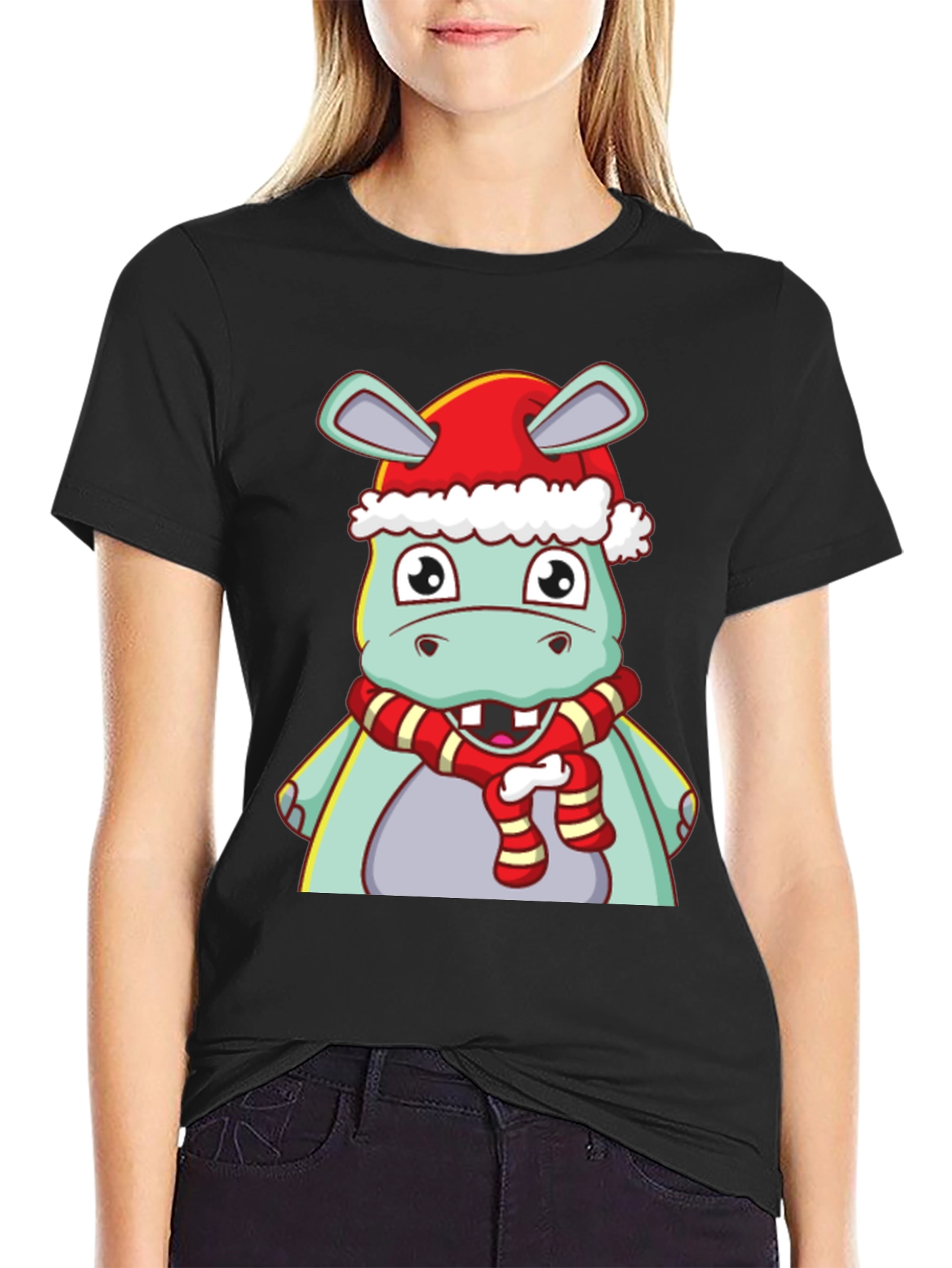 Festive Hippo T-Shirt