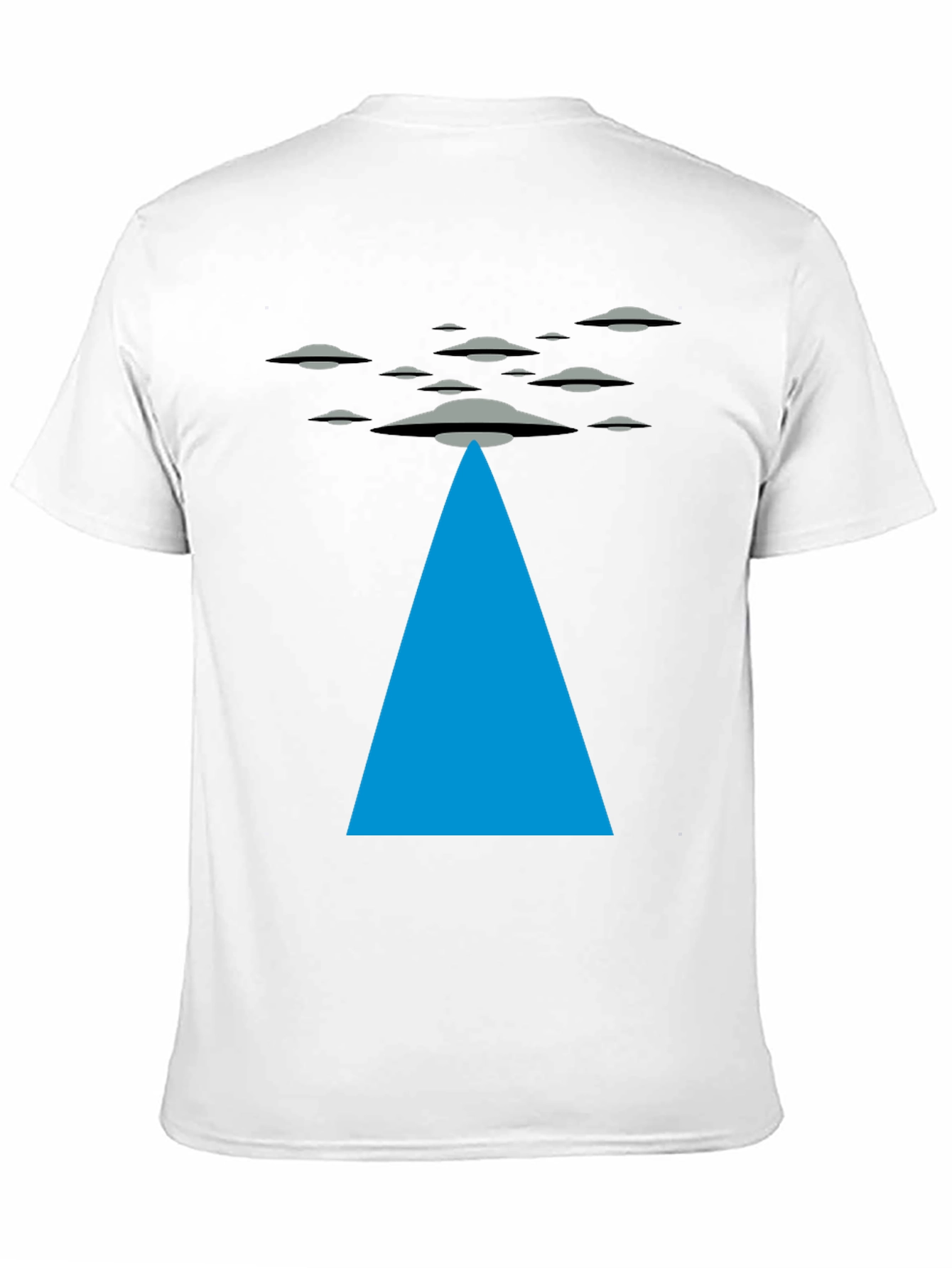 UFO Abduction Black T-Shirt