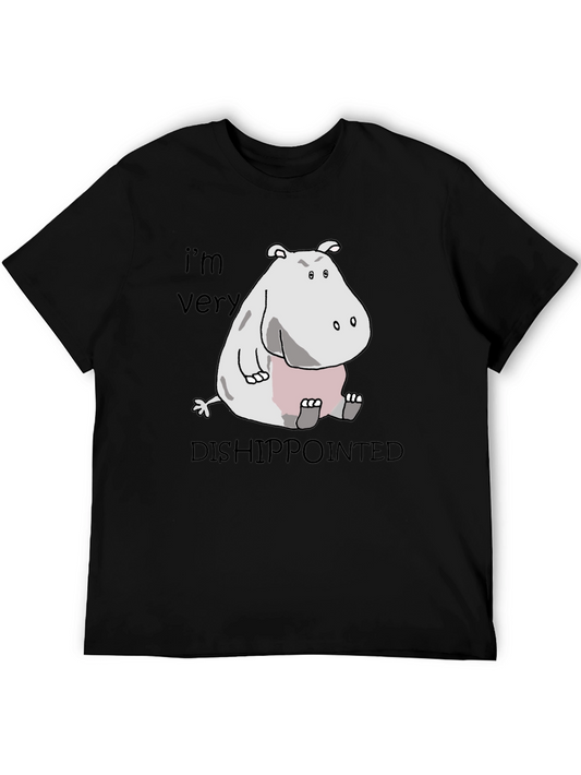 Dishippointed Hippo Graphic T-Shirt