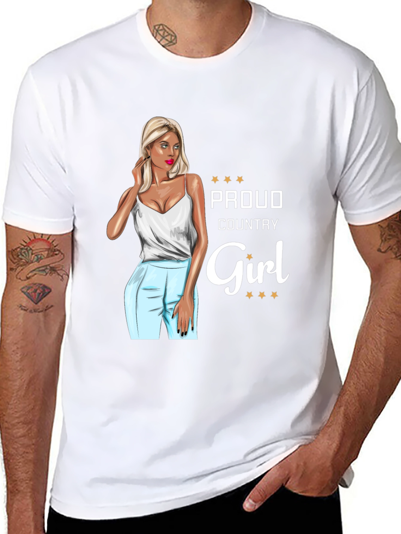 Proud Country Girl Graphic T-Shirt