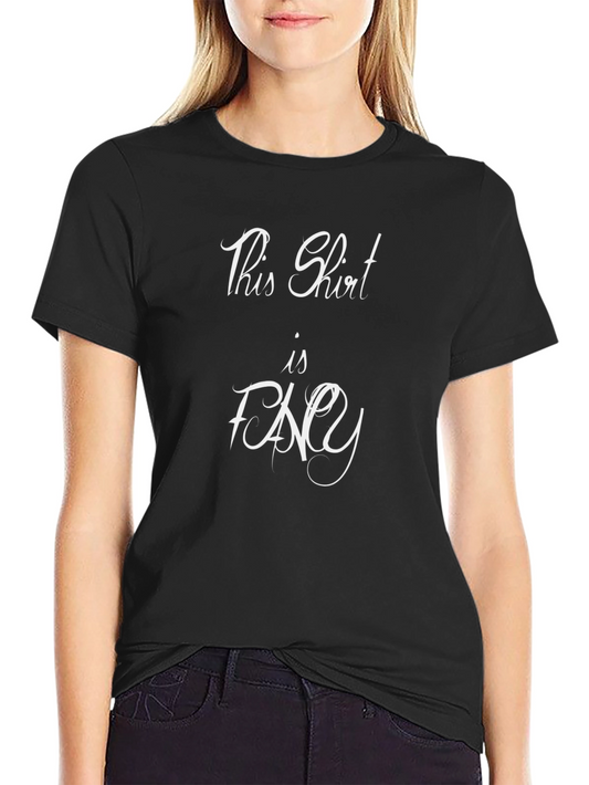 Fancy Script Graphic Tee - Black T-Shirt