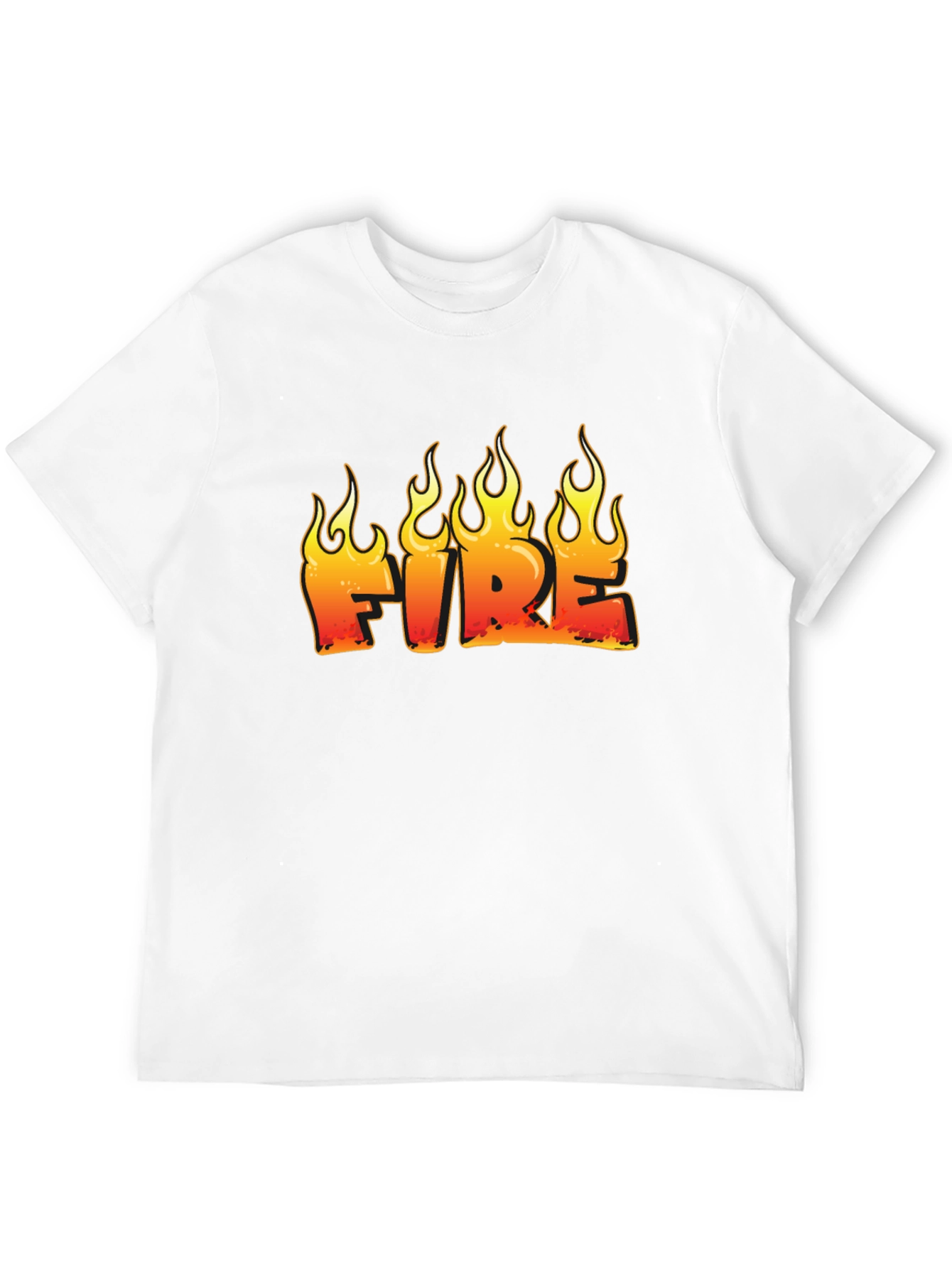 Fiery Graphic T-Shirt