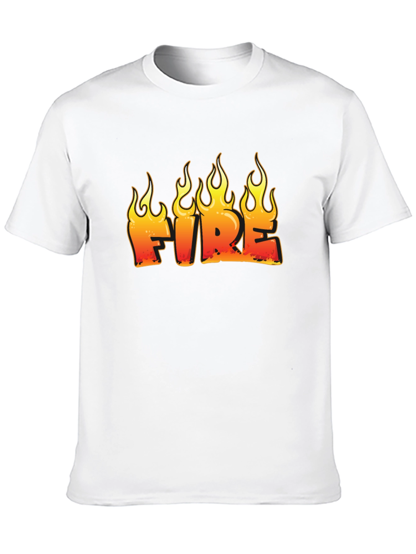 Fiery Graphic T-Shirt