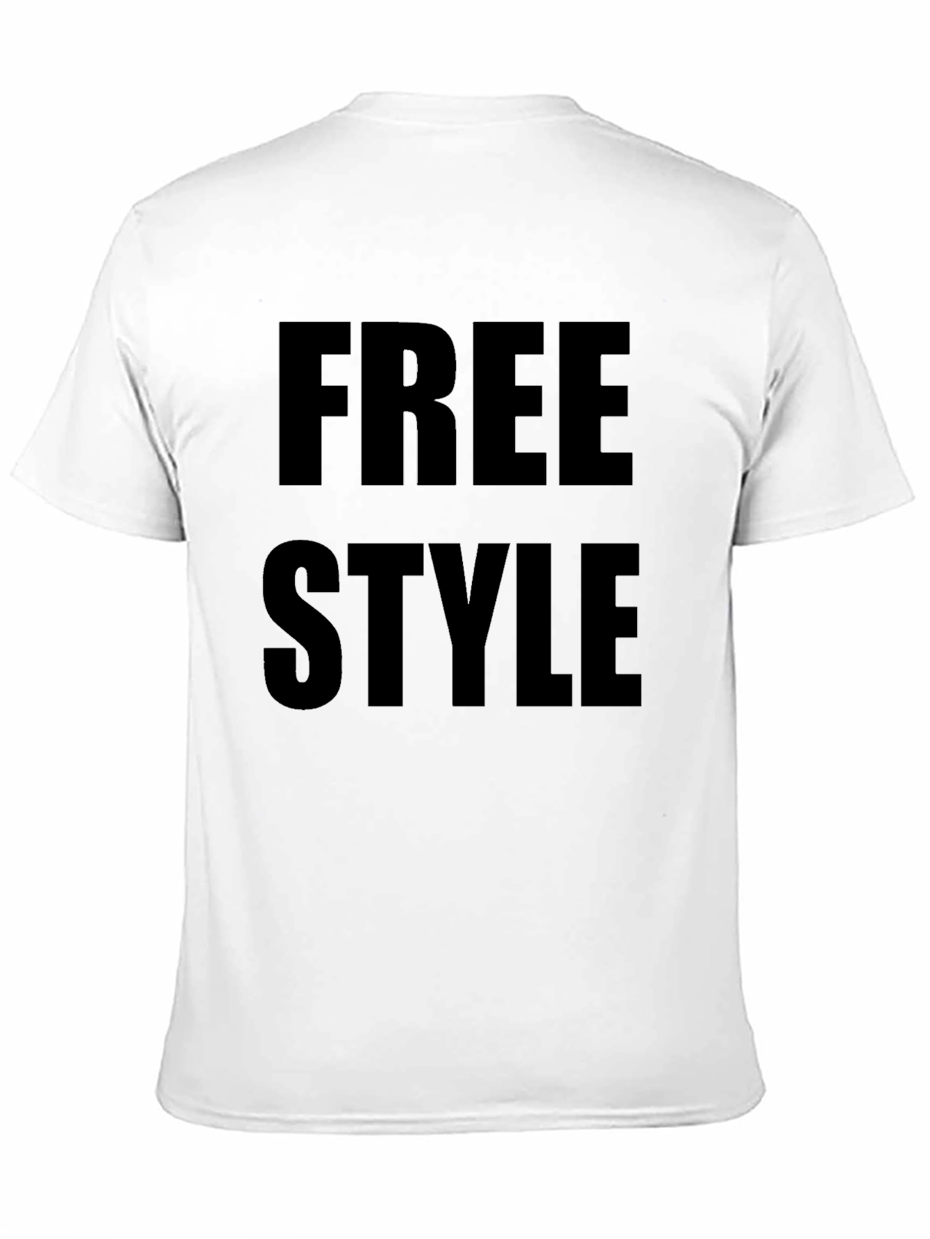 Freestyle Black Graphic Tee Shirt