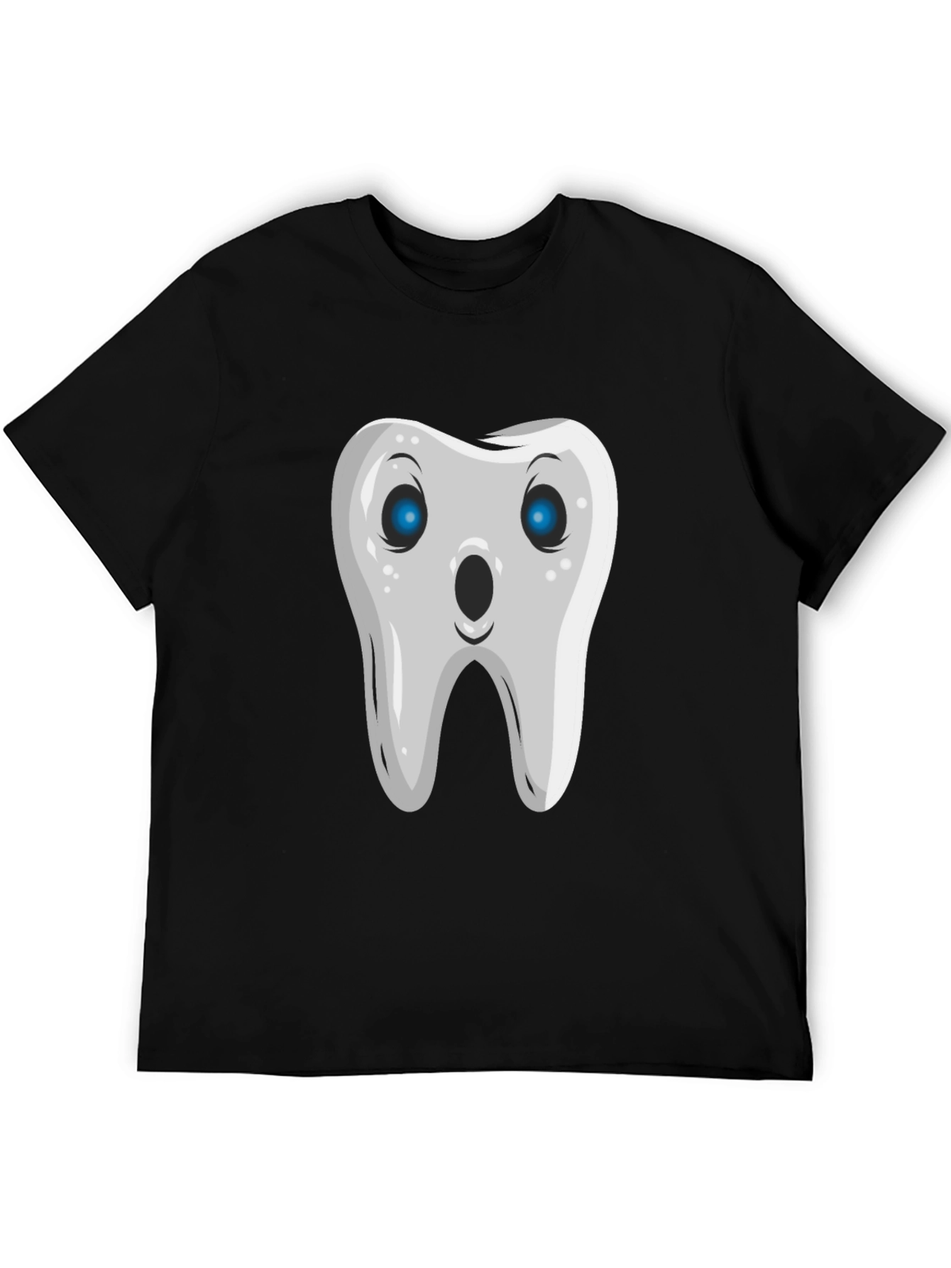 Funny Tooth Graphic Tee - Black