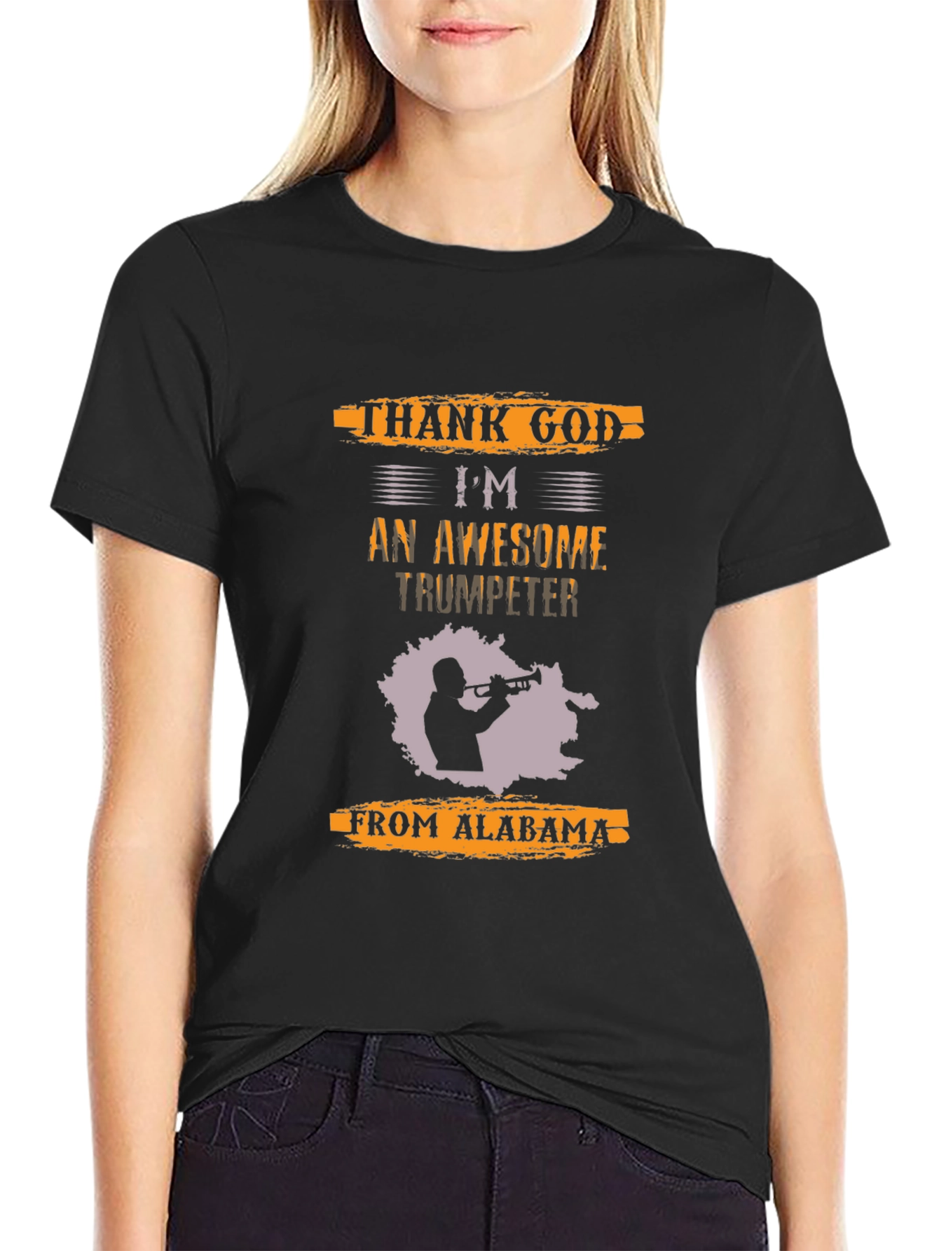 Awesome Trumpeter T-Shirt - Alabama Pride