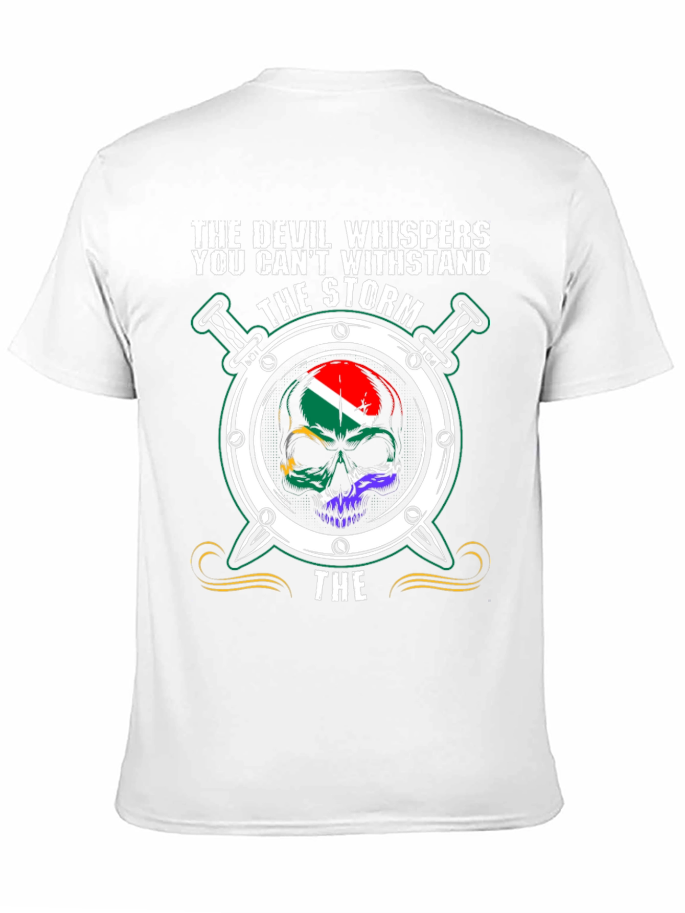 Devil Storm Skull T-Shirt