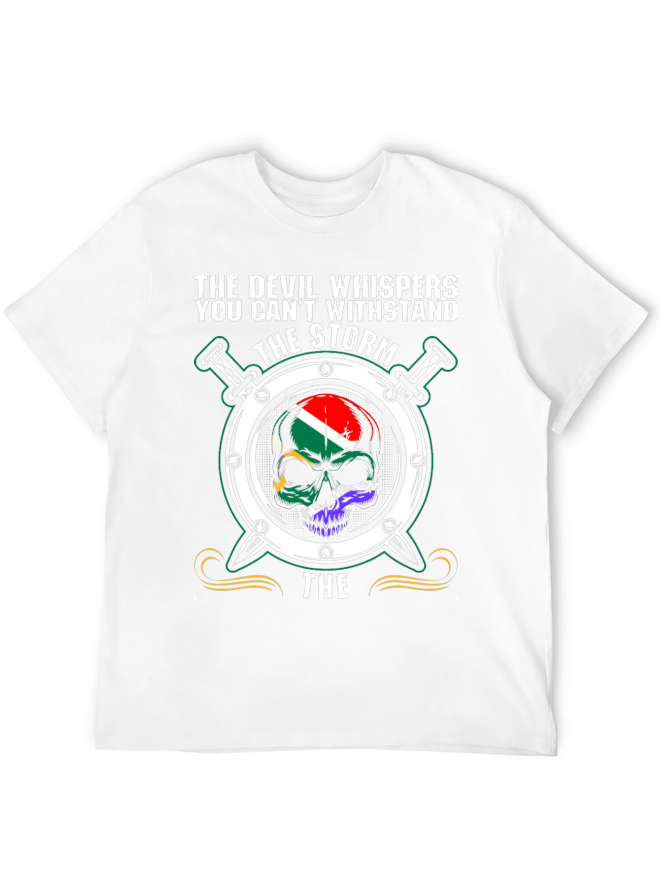 Devil Storm Skull T-Shirt