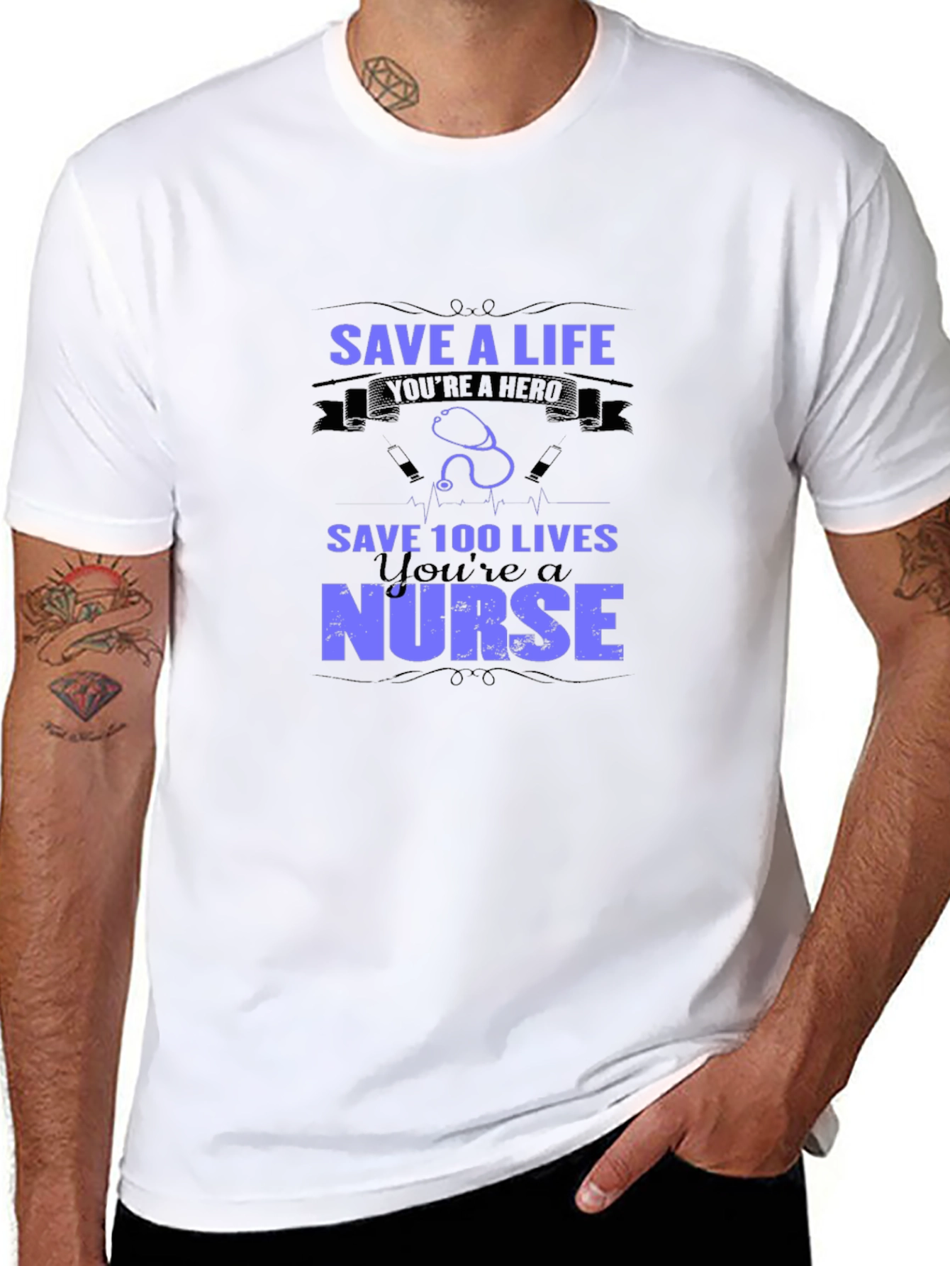 Nurse Hero T-Shirt - Save Lives!