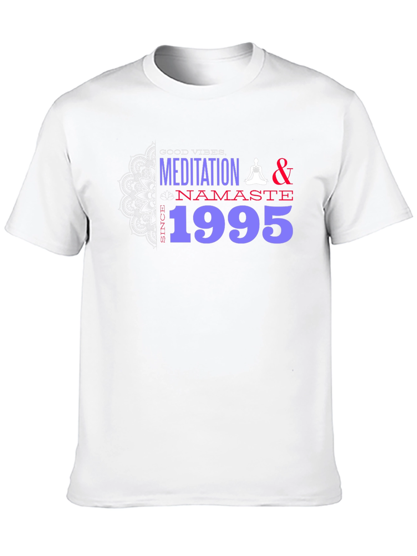 Meditation Namaste Since 1995 Black T-Shirt