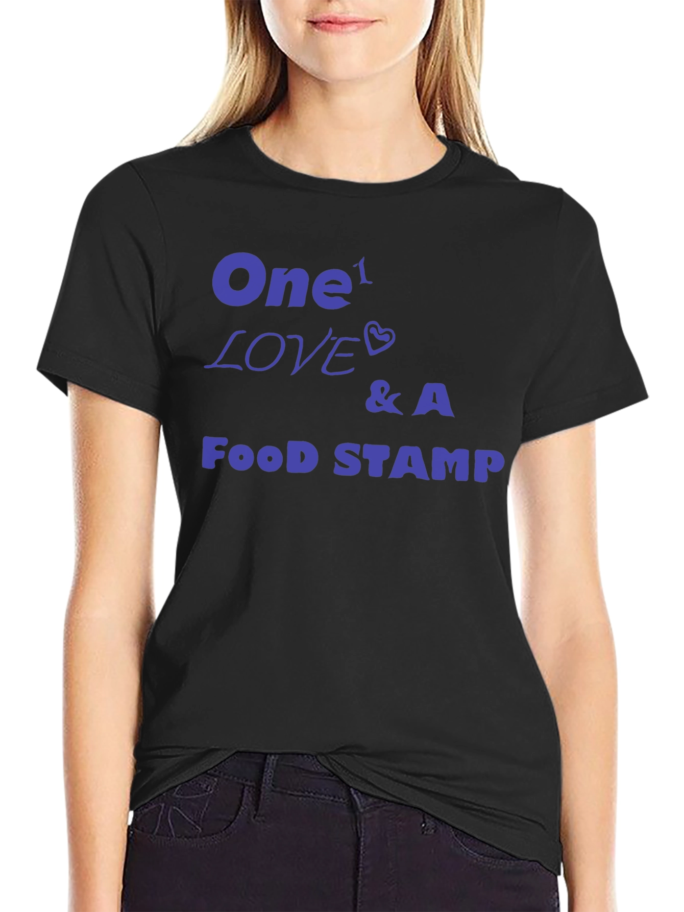One Love & A Food Stamp Graphic Tee