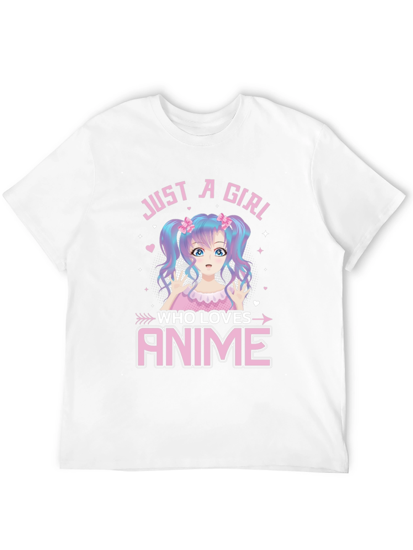Just A Girl Who Loves Anime Graphic Tee