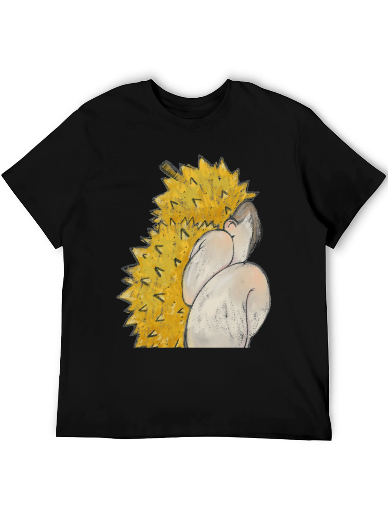 Durian Hug T-Shirt - Quirky Graphic Tee