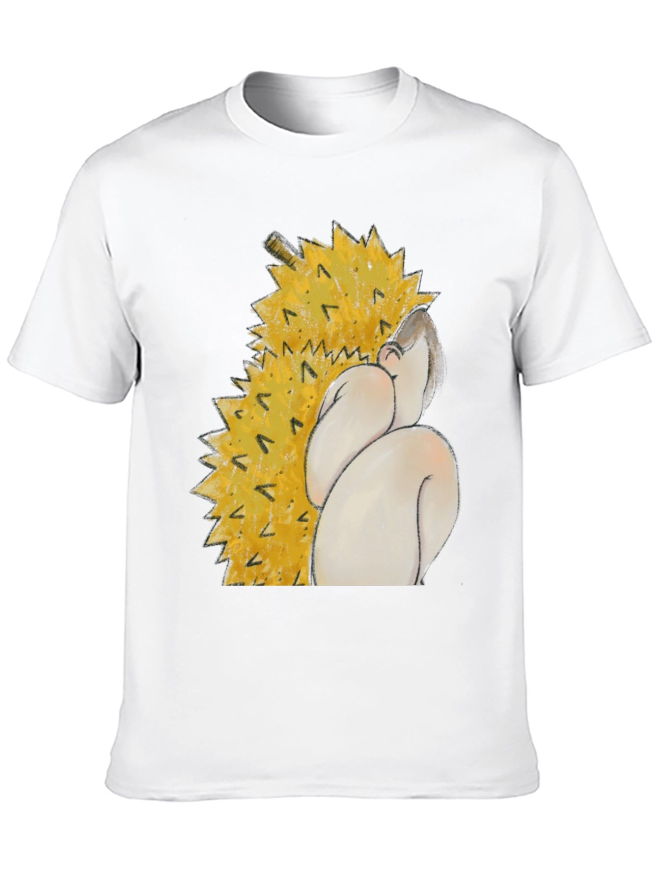 Durian Hug T-Shirt - Quirky Graphic Tee