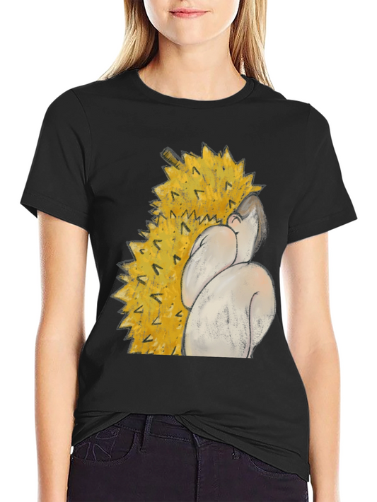 Durian Hug T-Shirt - Quirky Graphic Tee