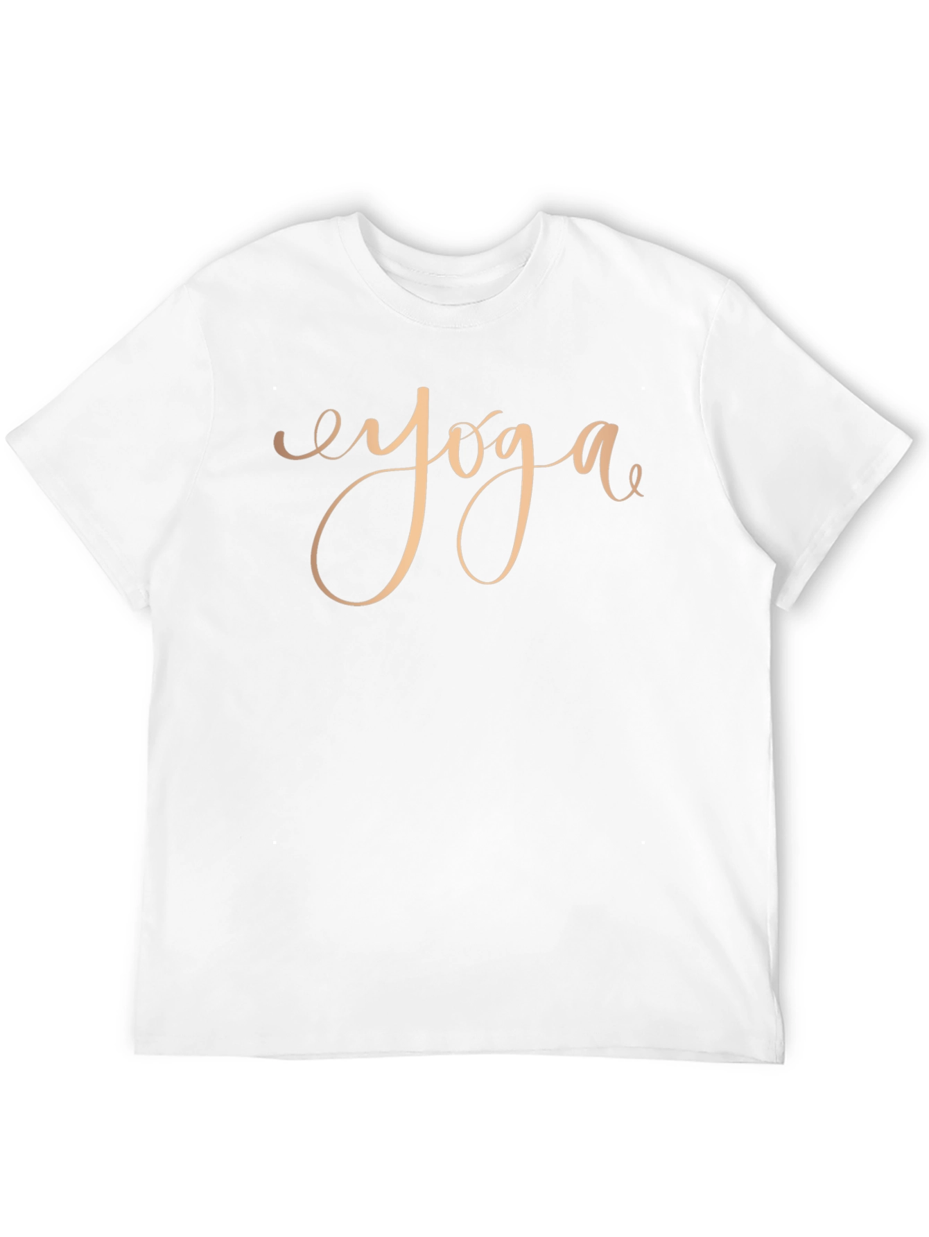 Yoga Script Graphic T-Shirt - Soft Cotton Tee