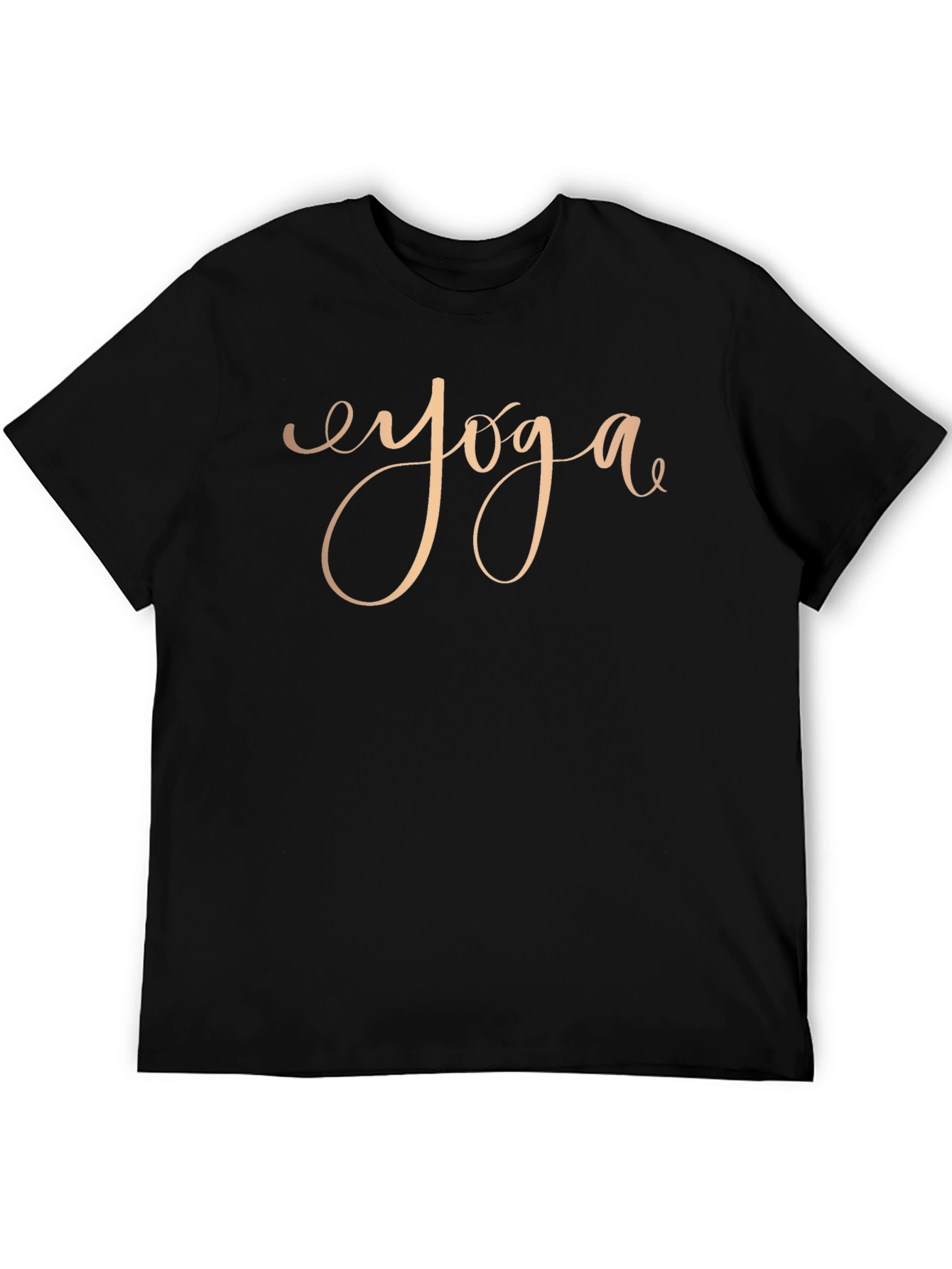 Yoga Script Graphic T-Shirt - Soft Cotton Tee