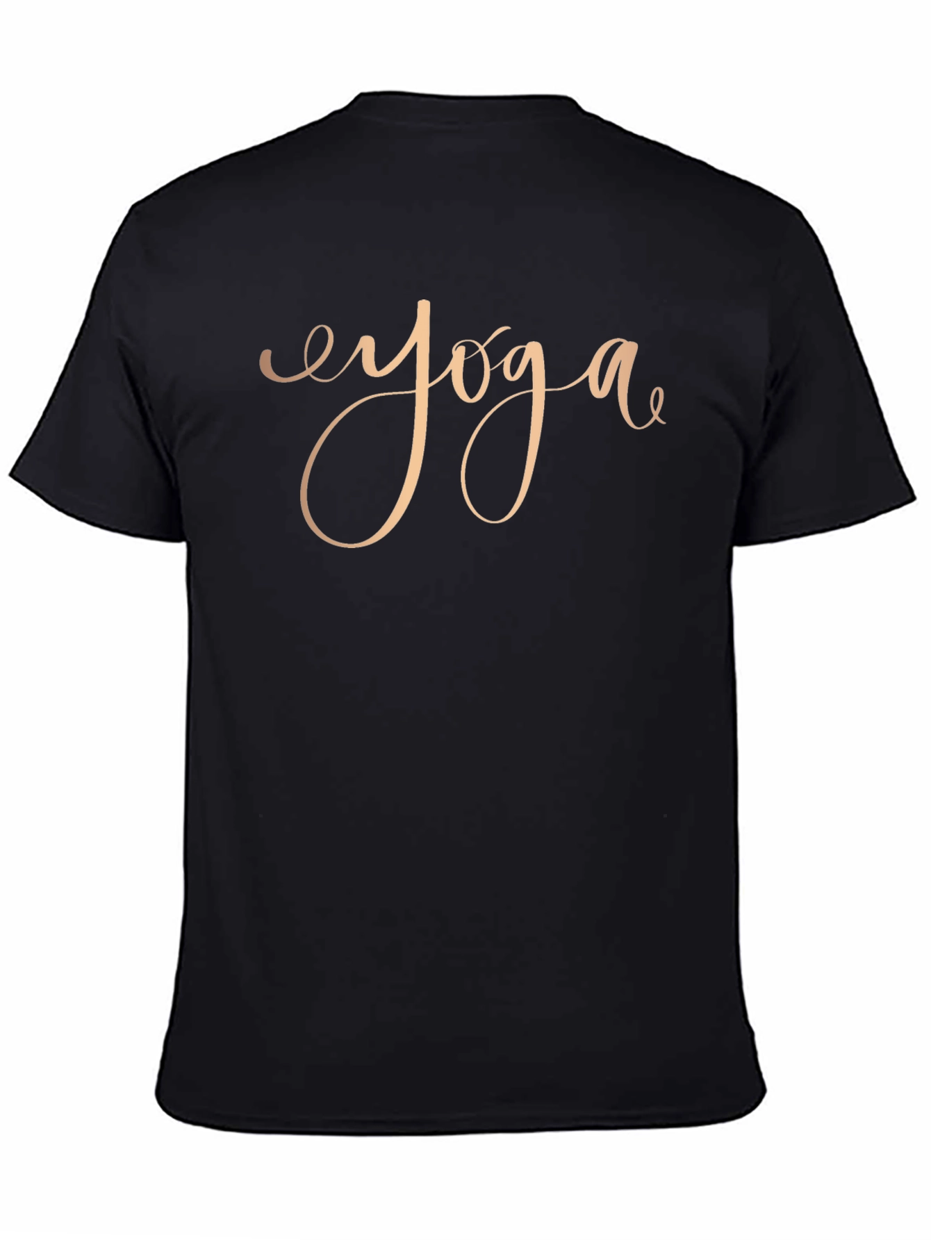 Yoga Script Graphic T-Shirt - Soft Cotton Tee