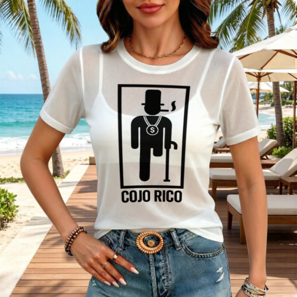 Cojo Rico Minimalist Streetwear Graphic T-Shirt – Urban Icon Design(z1208)