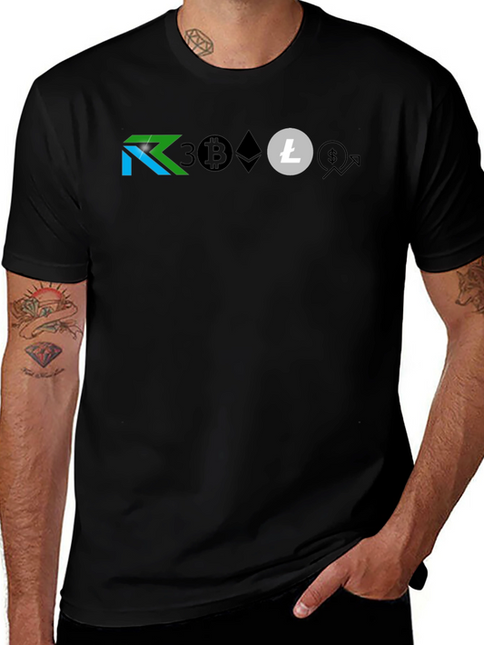Crypto Currency Black T-Shirt