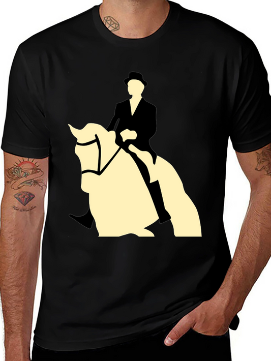 Equestrian Horse & Rider Graphic Tee