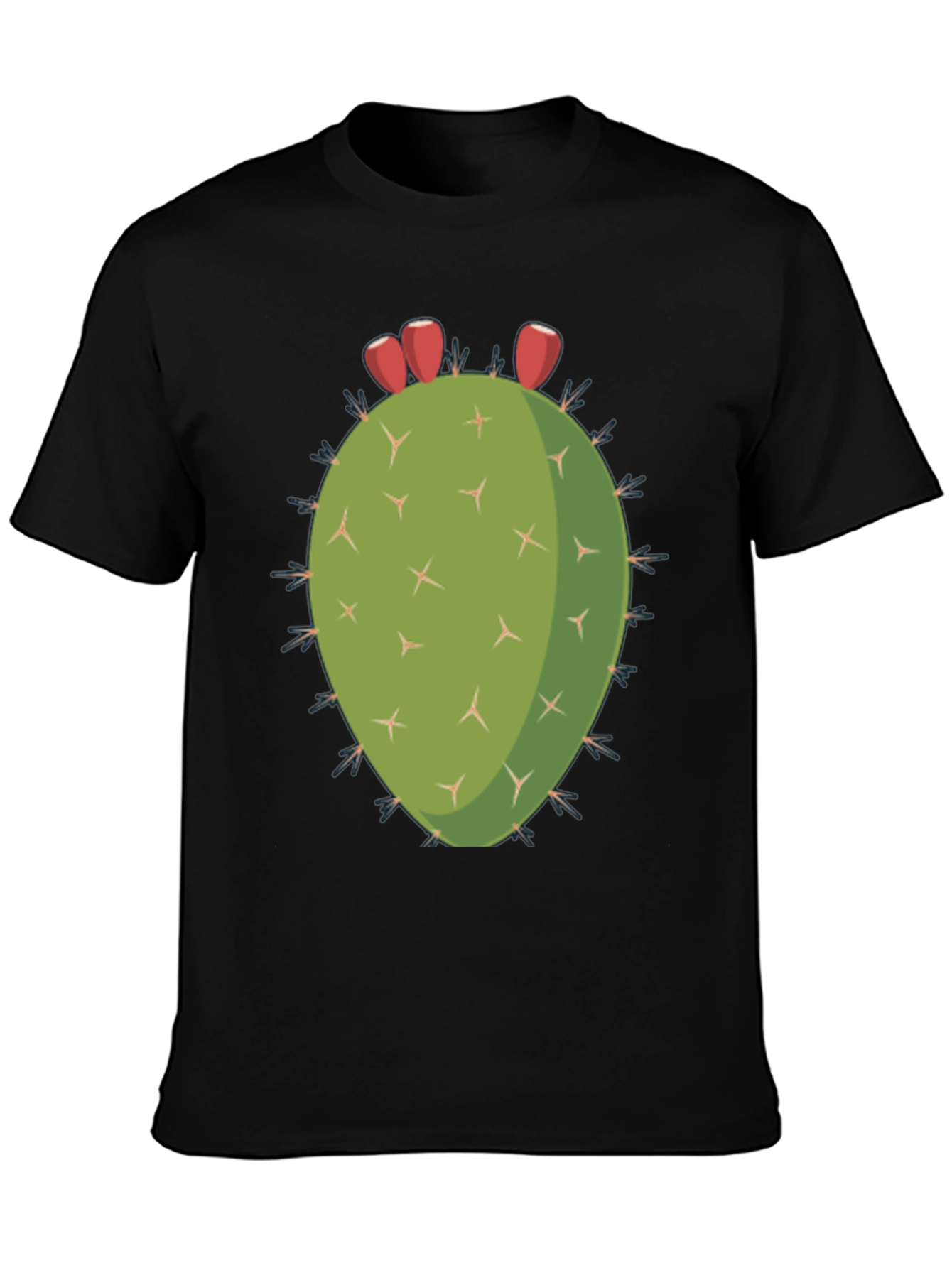 Cactus Graphic Black T-Shirt