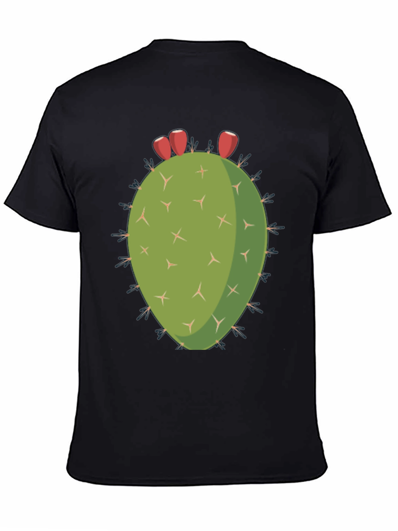 Cactus Graphic Black T-Shirt