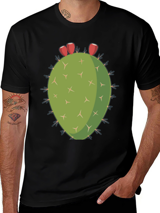 Cactus Graphic Black T-Shirt
