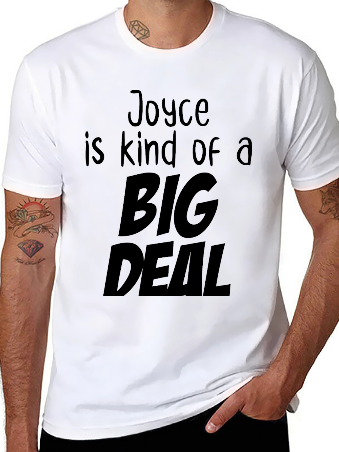 Joyce is a Big Deal Graphic Tee - Black