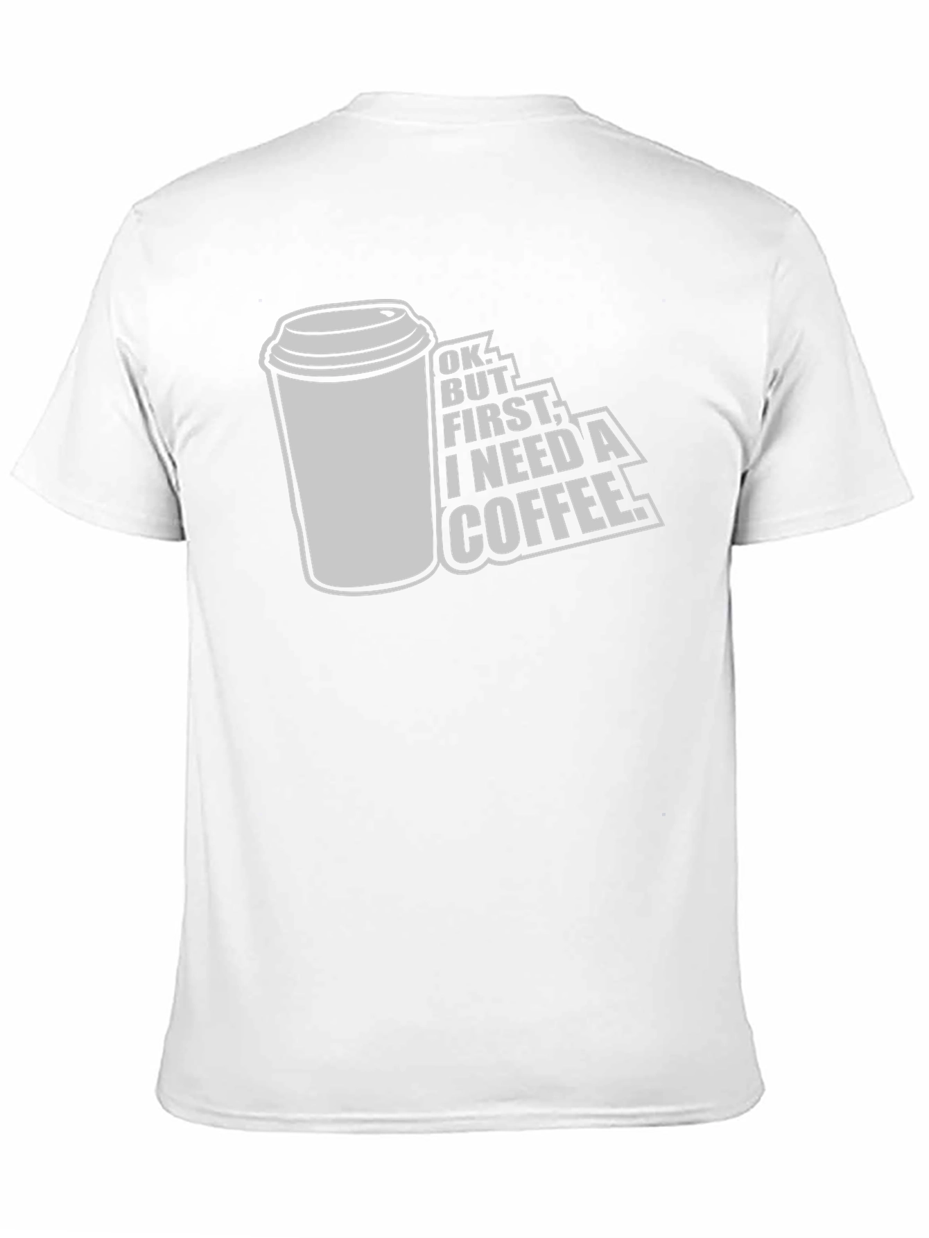 Coffee First Graphic Tee - Unisex Black T-Shirt