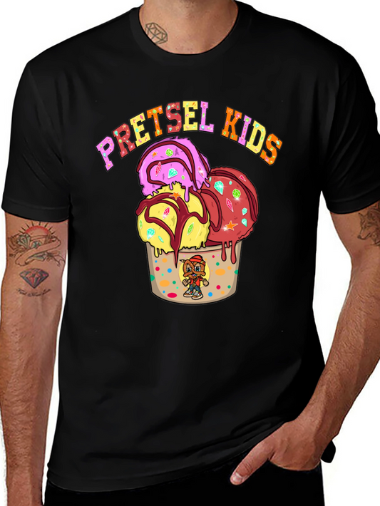 Pretzel Kids T-Shirt - Ice Cream Graphic Tee