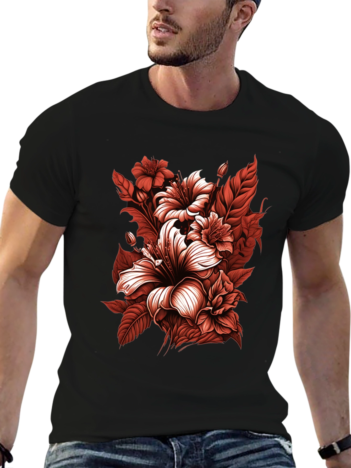 Floral Print Tee