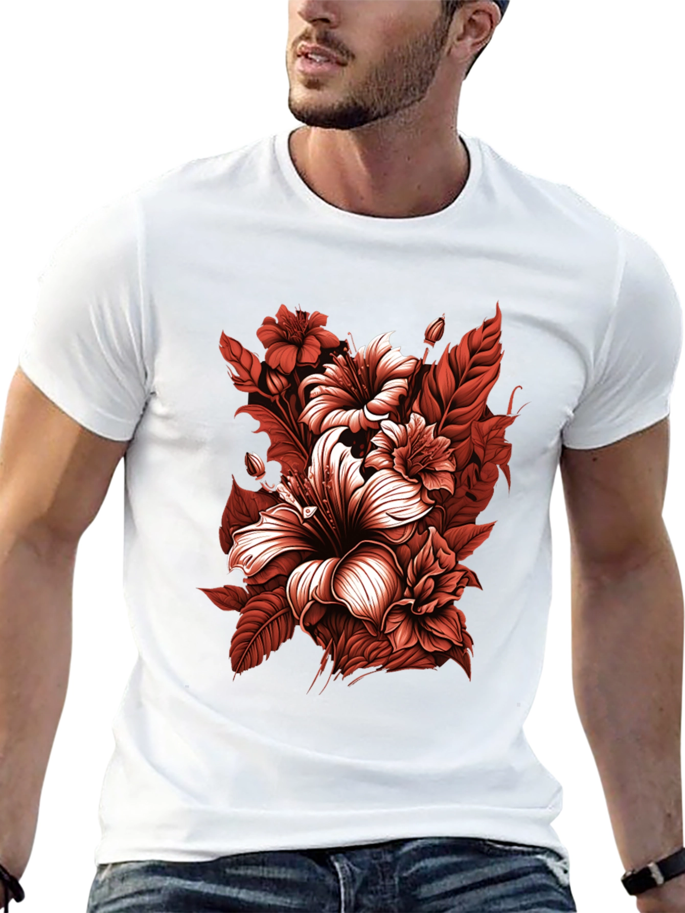 Floral Print Tee