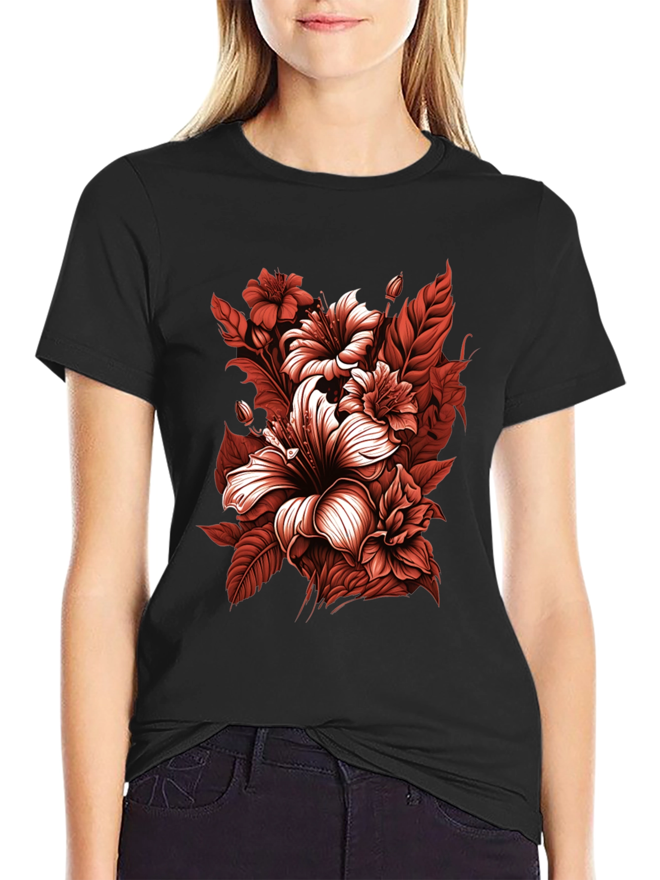 Floral Print Tee