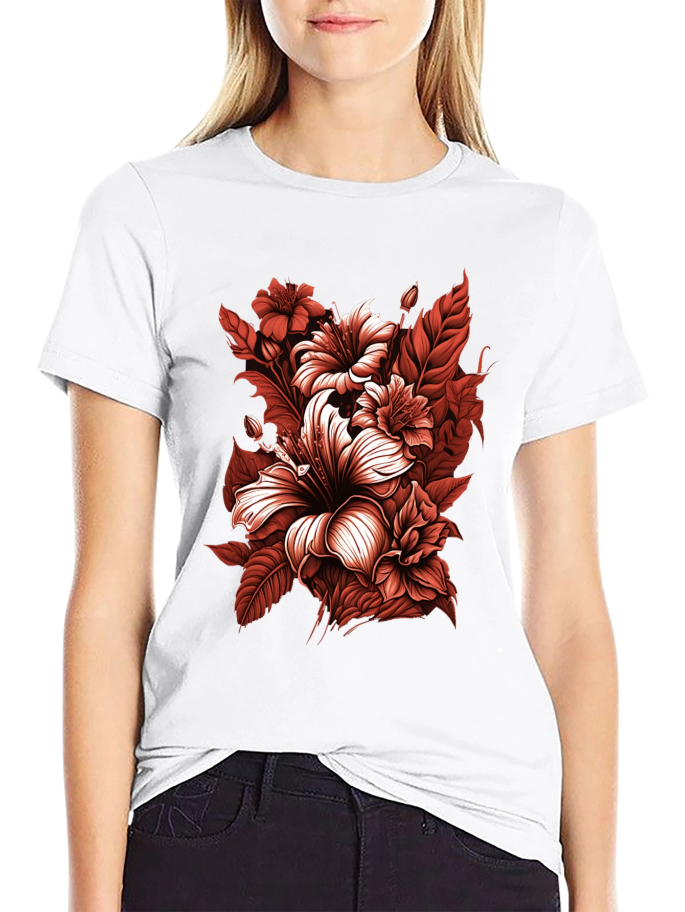 Floral Print Tee