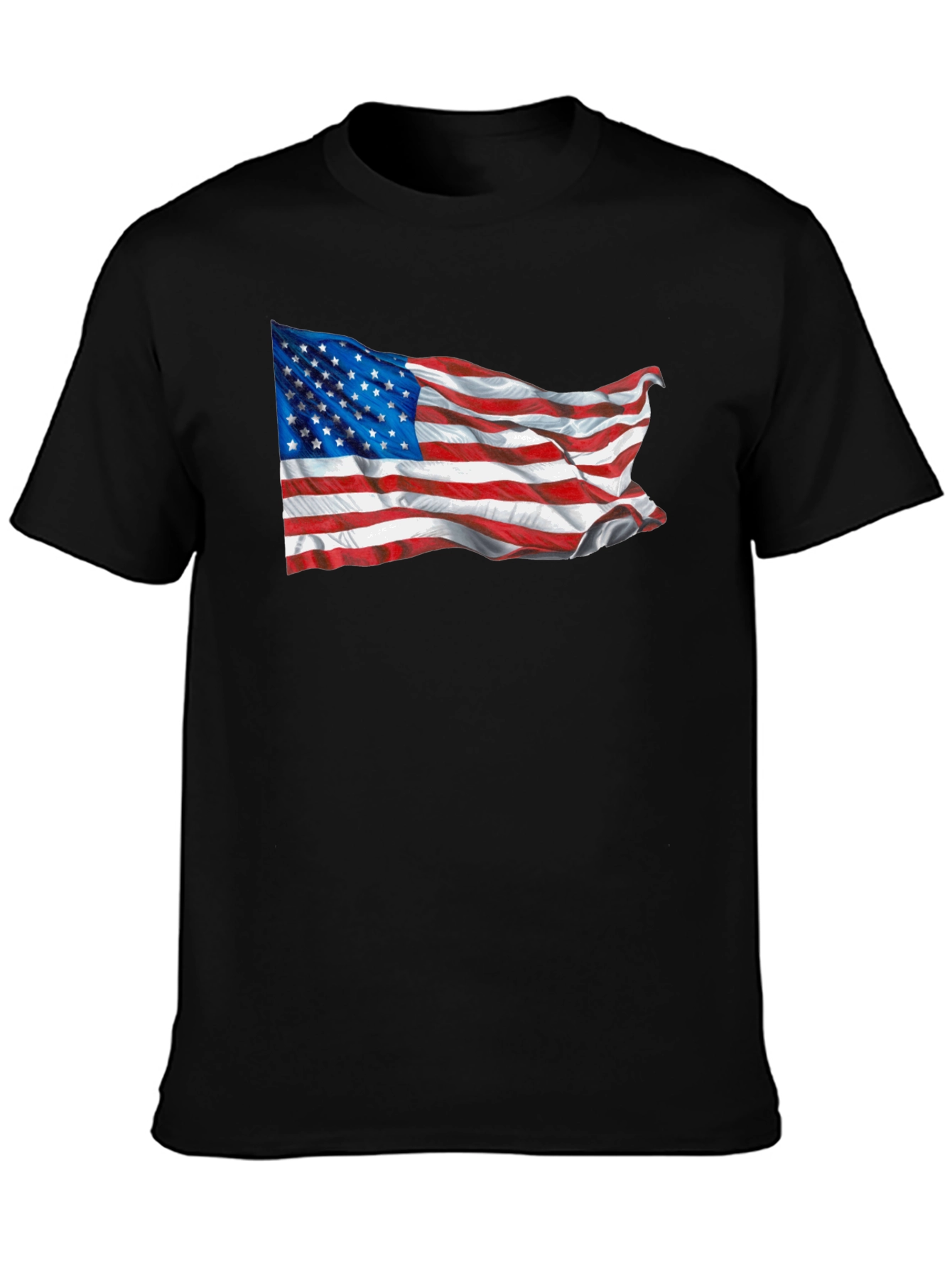 American Flag Graphic Tee