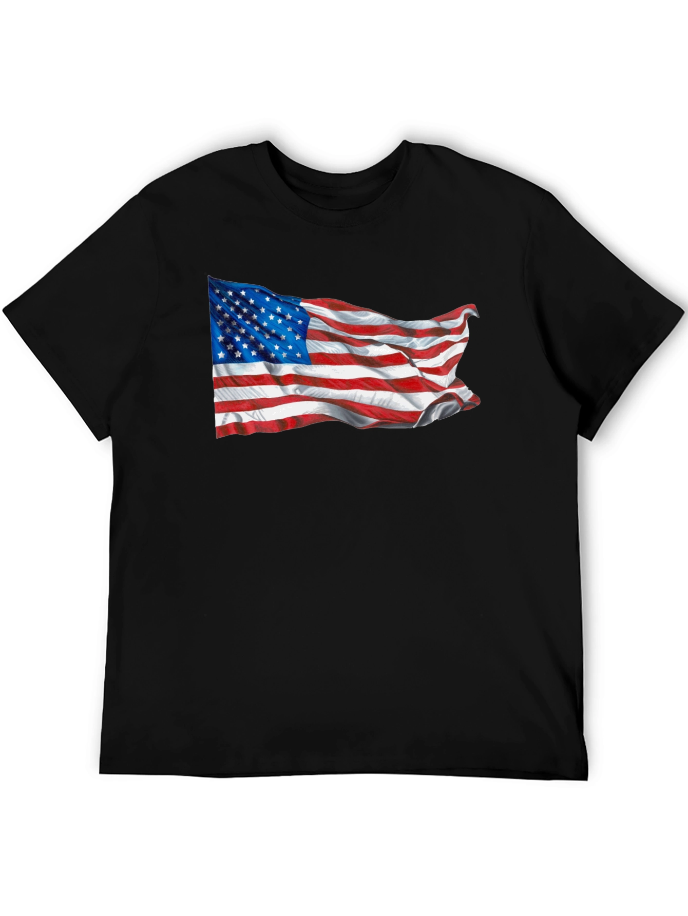 American Flag Graphic Tee