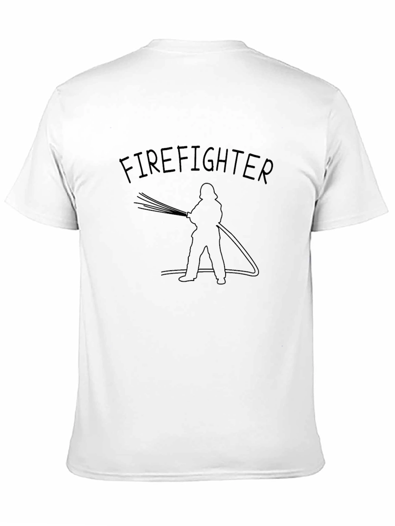 Firefighter Graphic Print Tee - Unisex Casual Wear
