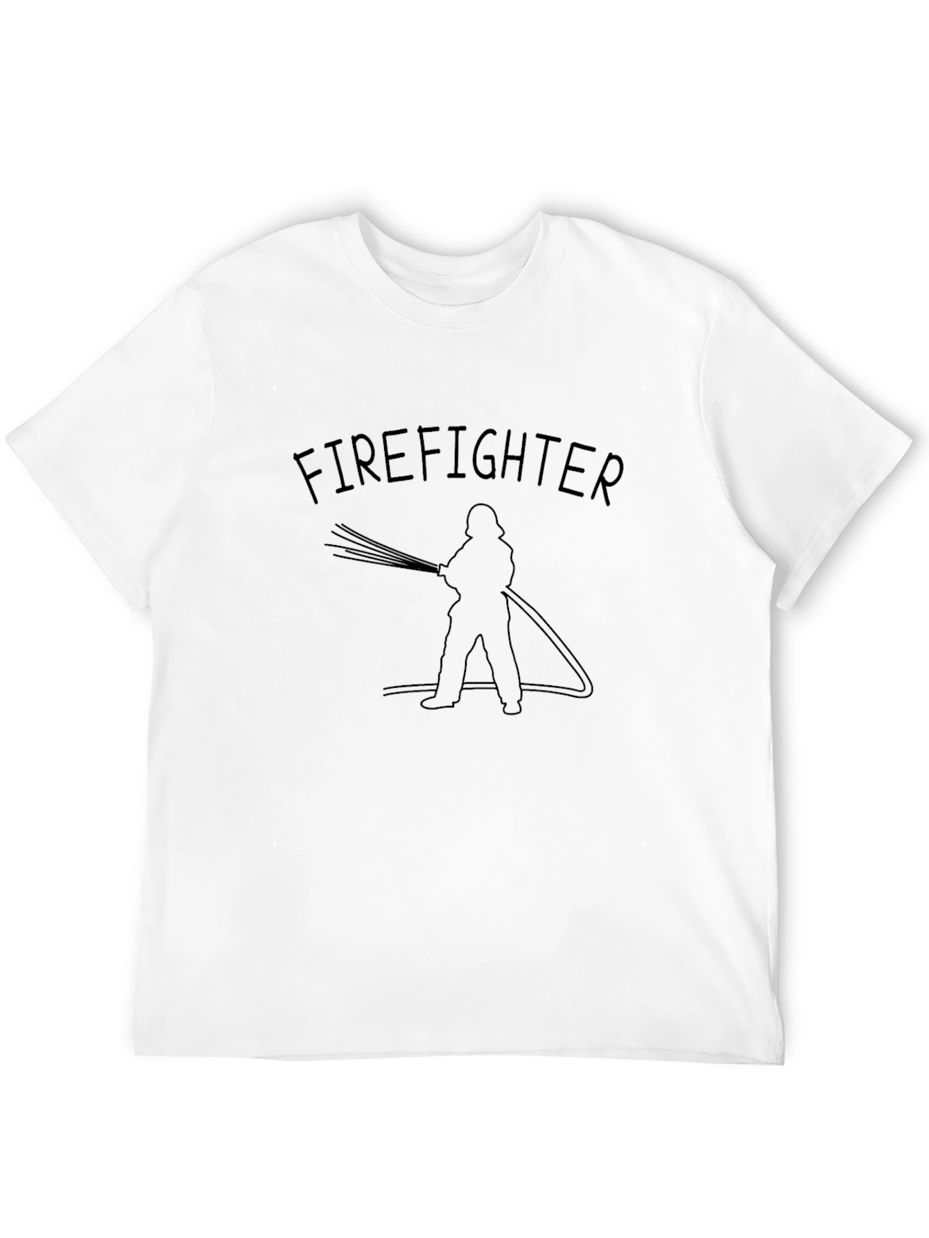 Firefighter Graphic Print Tee - Unisex Casual Wear