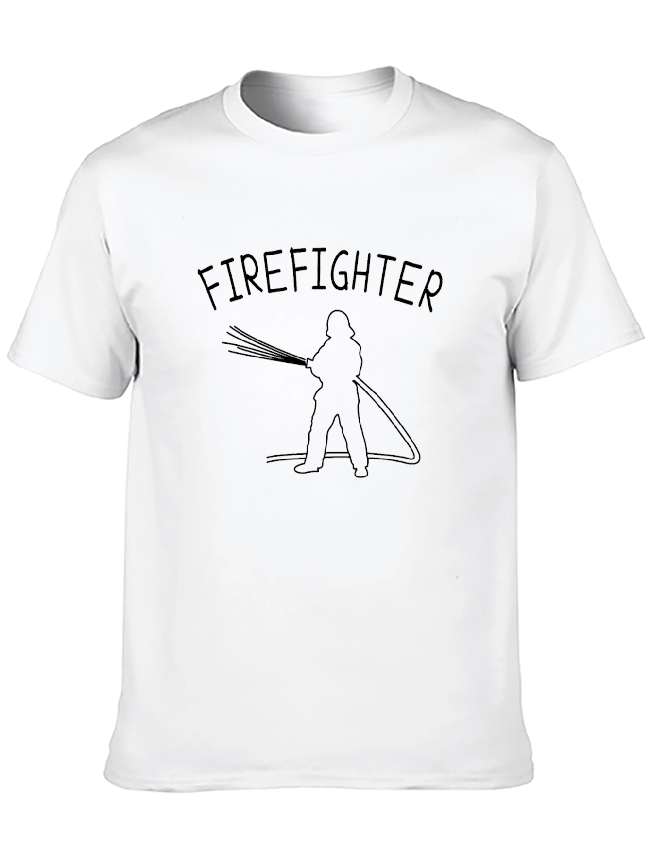 Firefighter Graphic Print Tee - Unisex Casual Wear