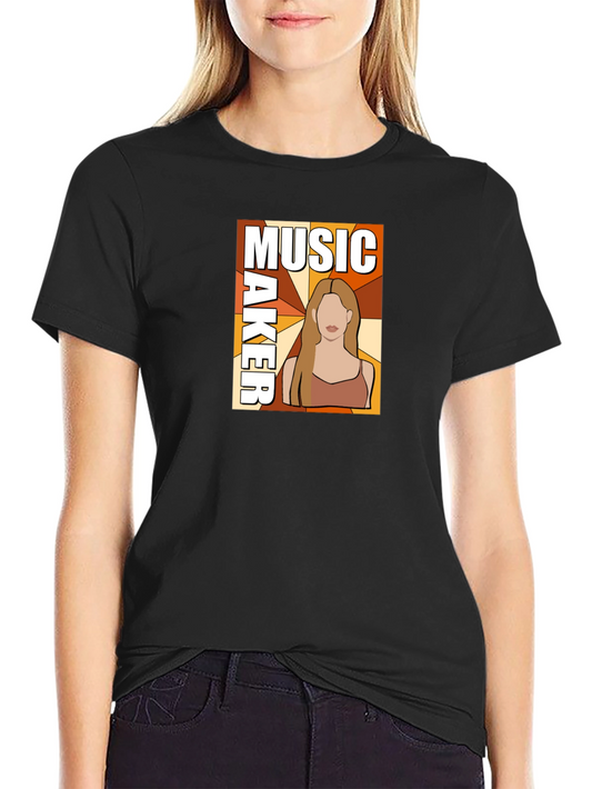 Music Maker T-Shirt - Retro Style Graphic Tee