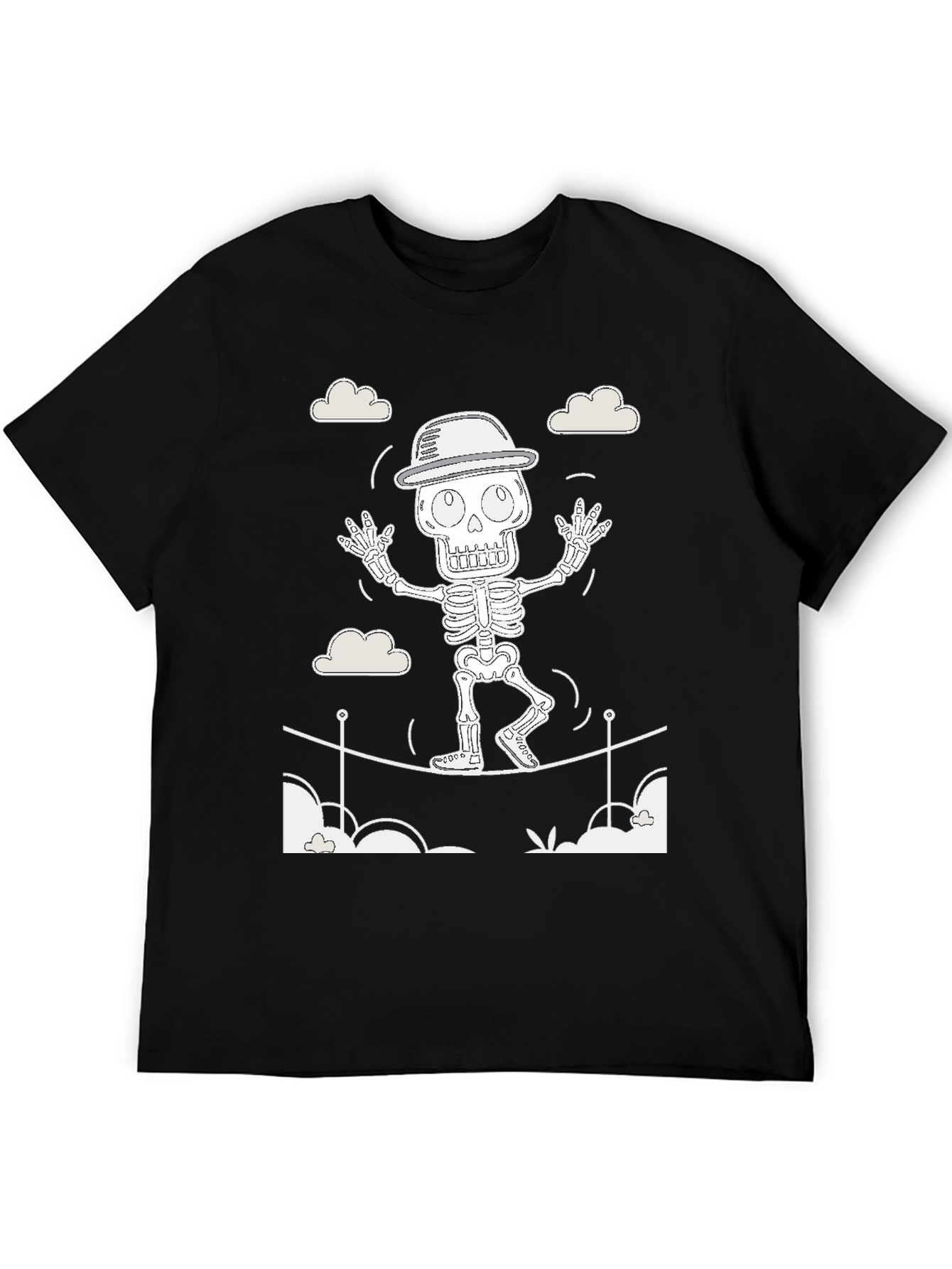 Skeleton Tightrope Walker T-Shirt