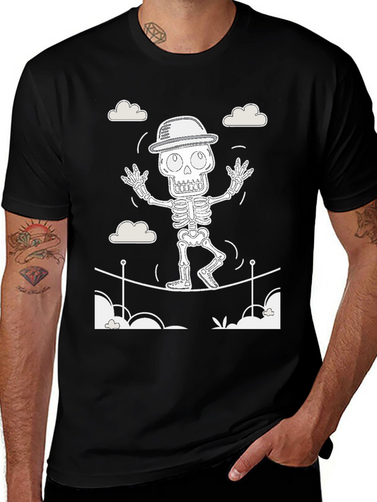 Skeleton Tightrope Walker T-Shirt