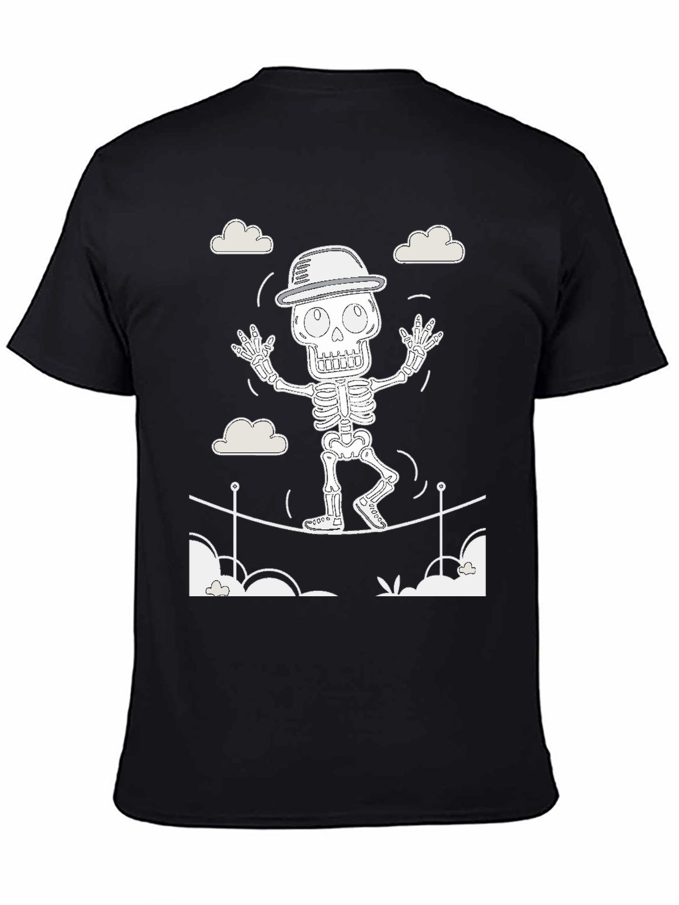 Skeleton Tightrope Walker T-Shirt