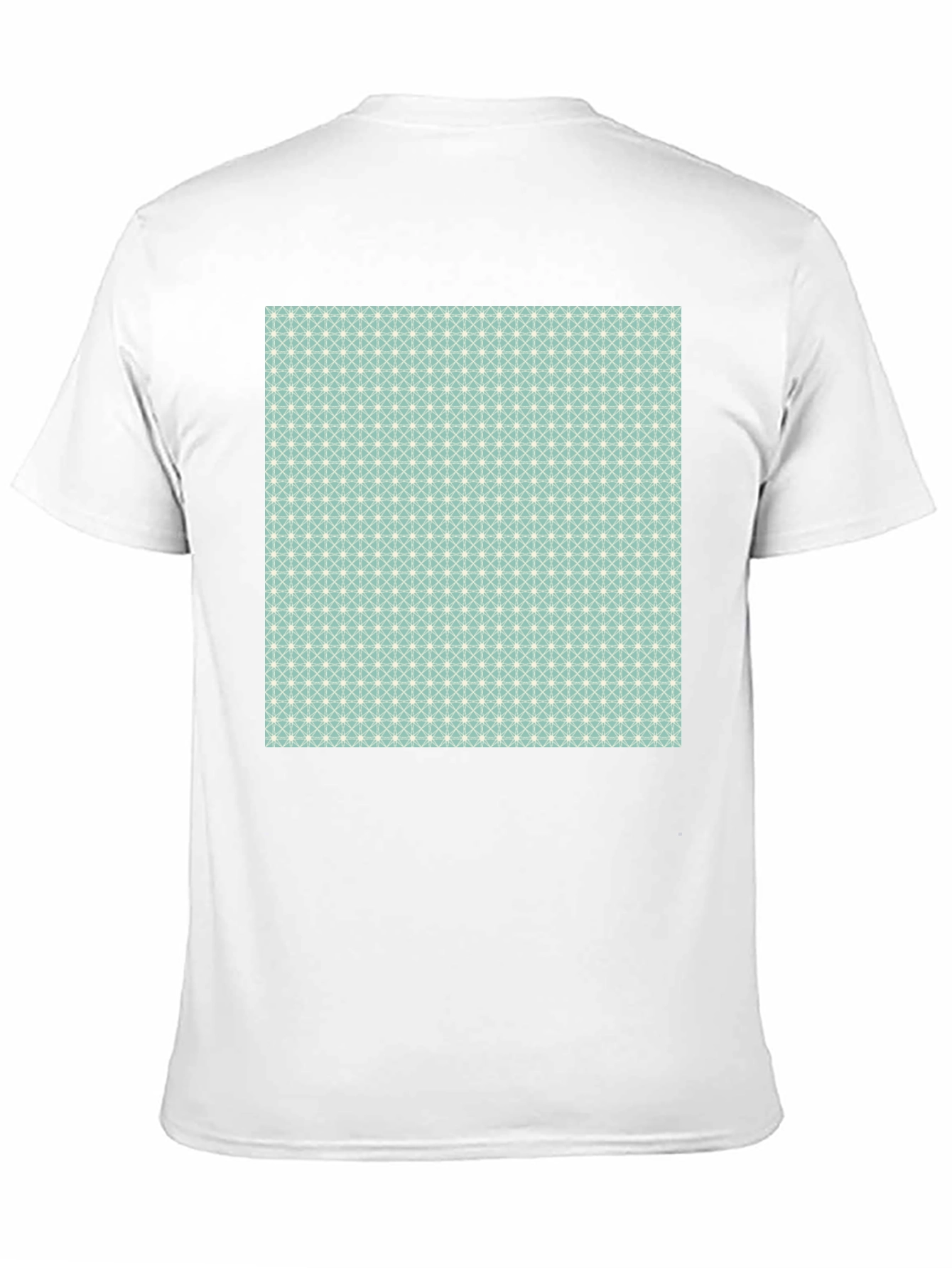 Modern Pattern Black T-Shirt