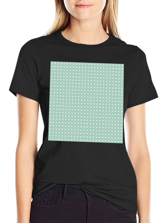 Modern Pattern Black T-Shirt