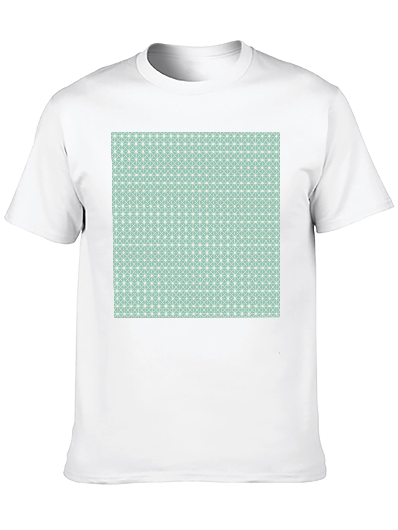 Modern Pattern Black T-Shirt