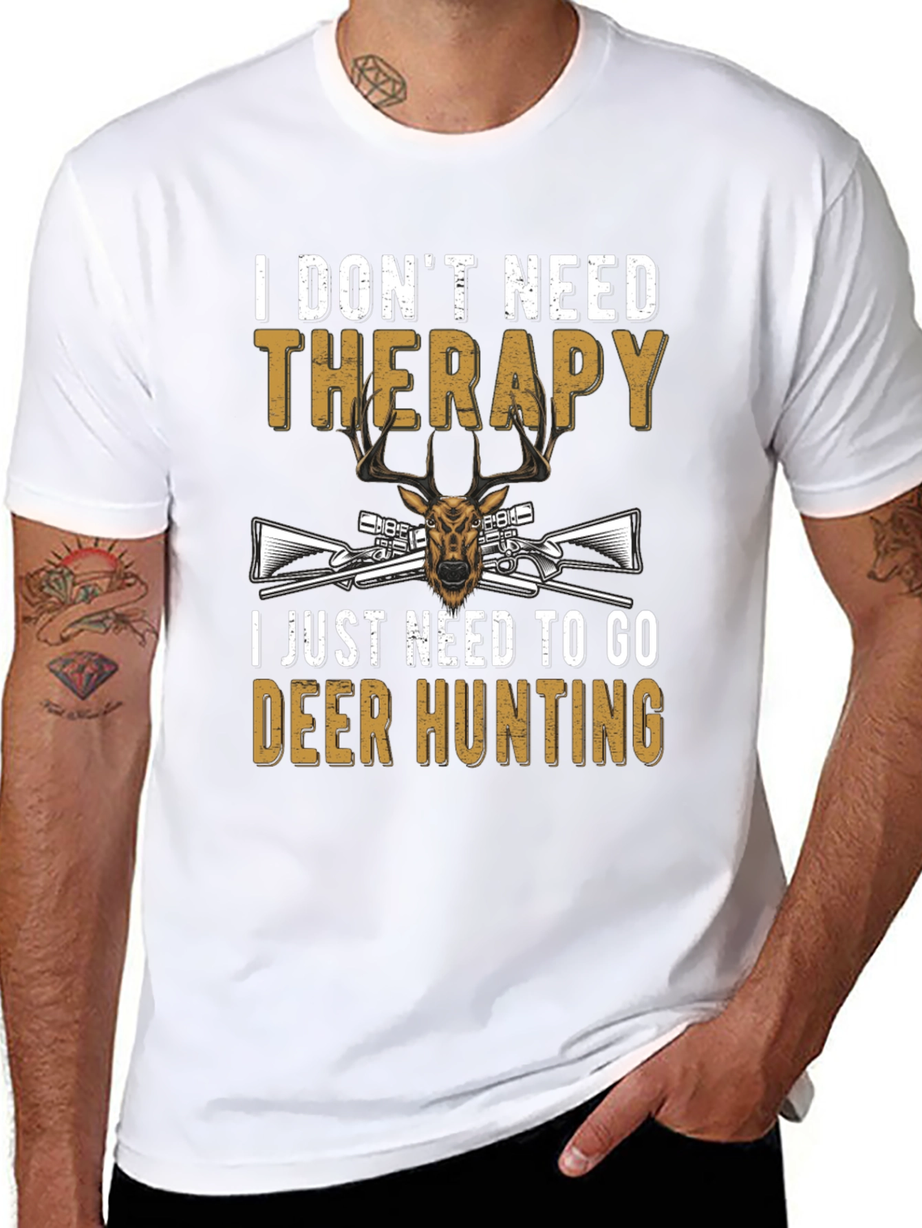 Deer Hunting Therapy T-Shirt