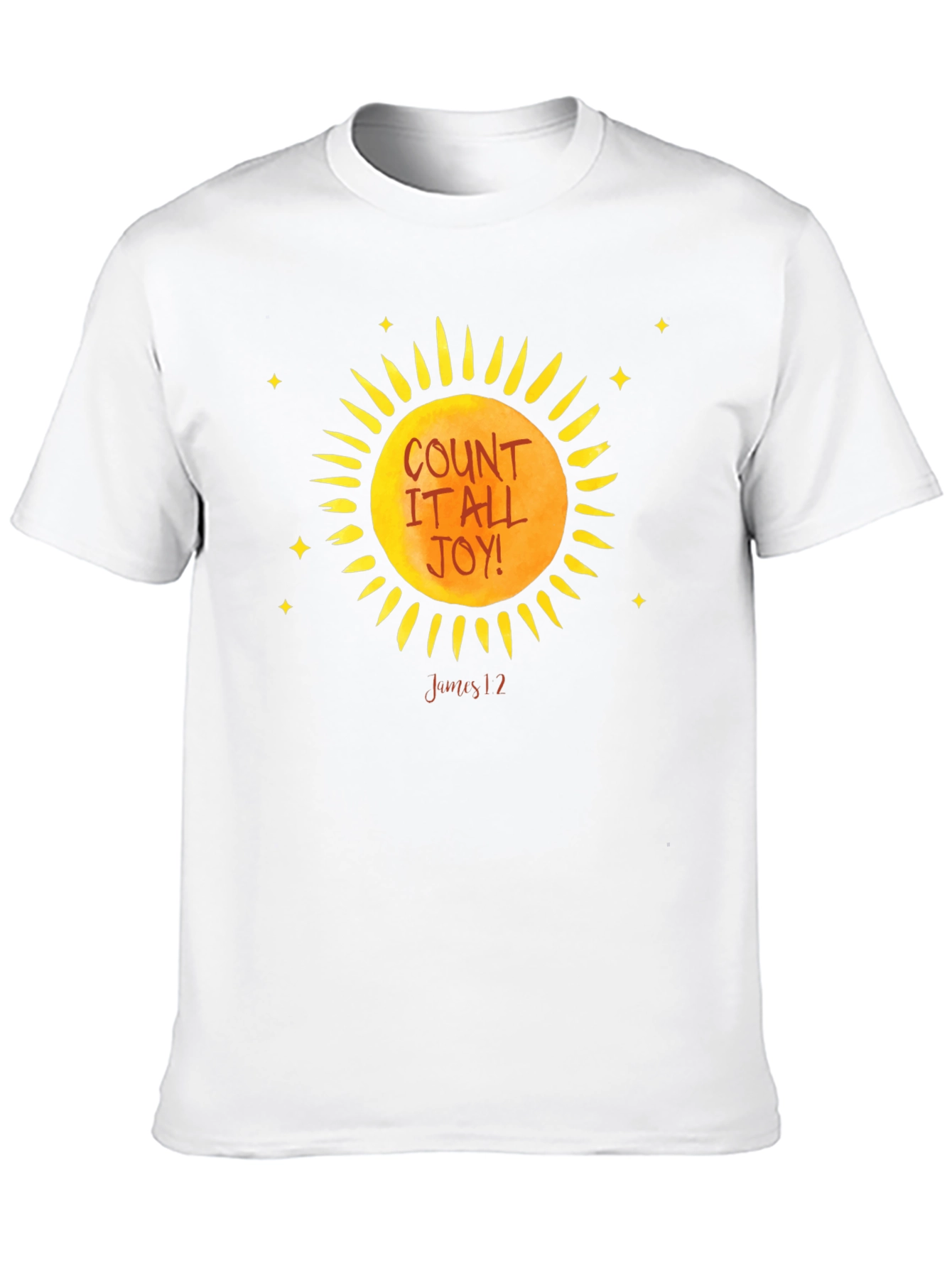 Count It All Joy Sun Graphic Tee - Black