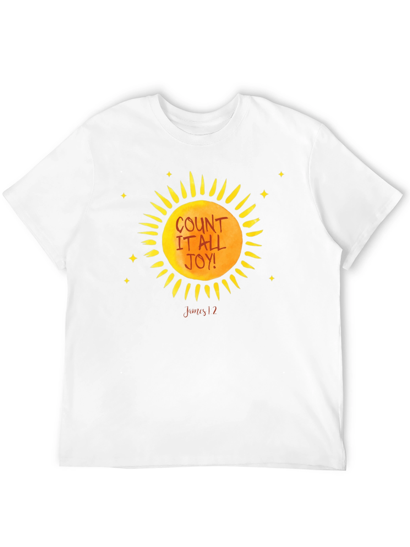 Count It All Joy Sun Graphic Tee - Black